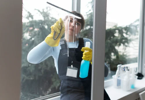Nettoyage de vitres intérieures et extérieures à Cère